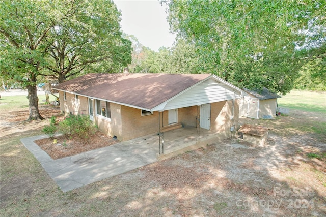 view of front of home