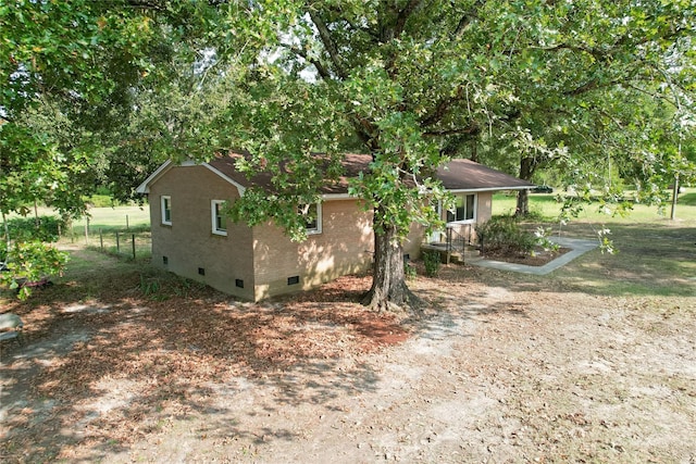 view of side of property