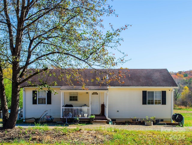 view of ranch-style house