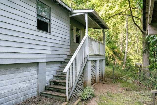 view of property exterior