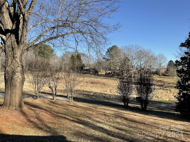 view of yard featuring a rural view