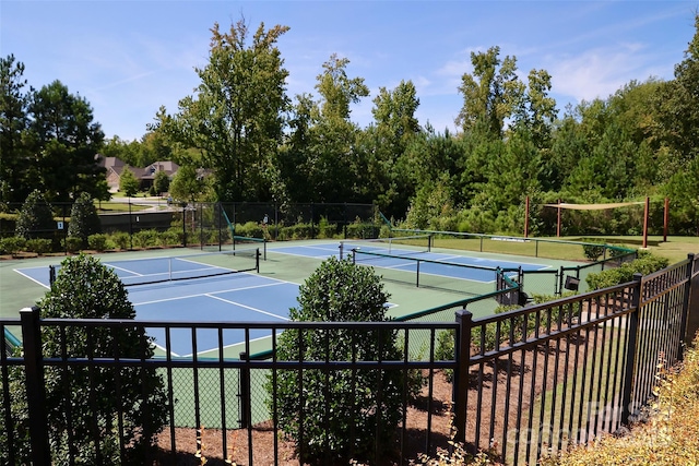 view of sport court with basketball court