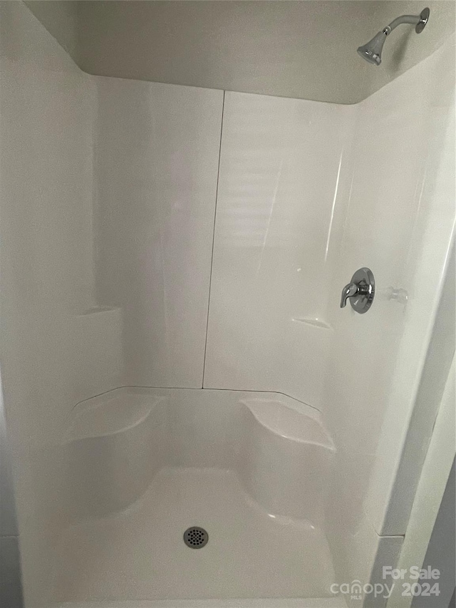 bathroom featuring walk in shower