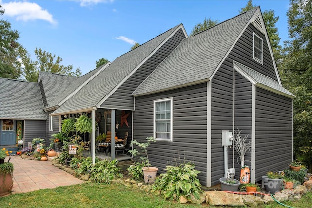 view of rear view of property