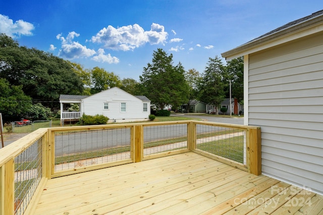 view of deck