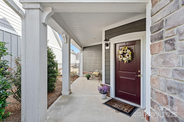 view of entrance to property