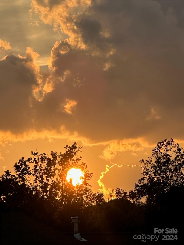 view of nature at dusk