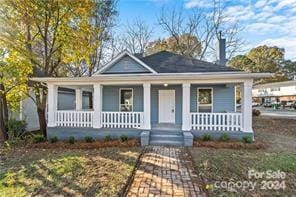 bungalow-style house with a porch