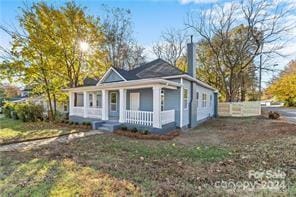 bungalow with a porch