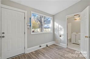 interior space featuring light hardwood / wood-style floors