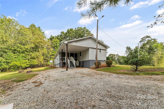 view of property exterior