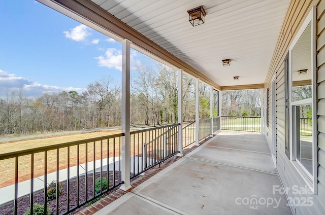 view of patio / terrace featuring a porch