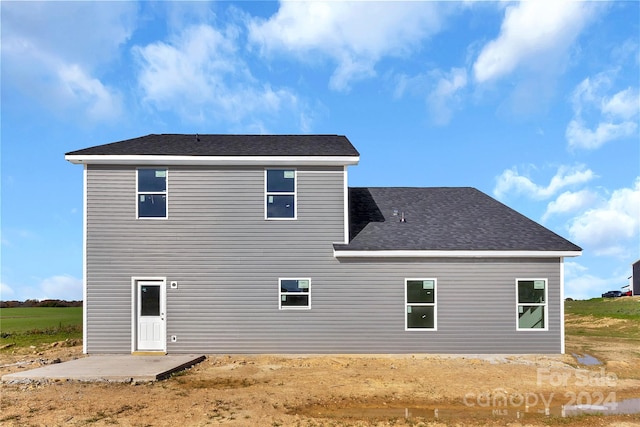 back of house featuring a patio