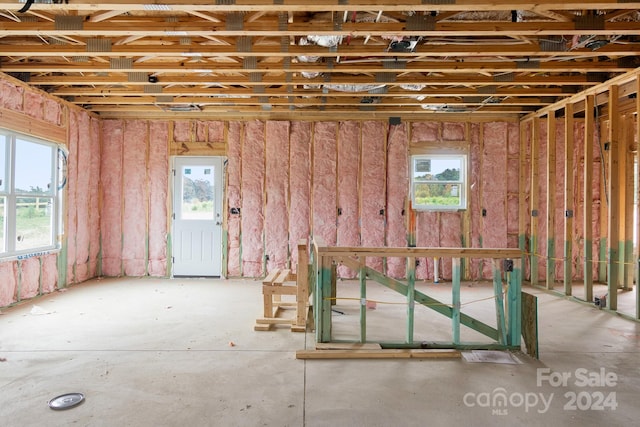 miscellaneous room featuring plenty of natural light