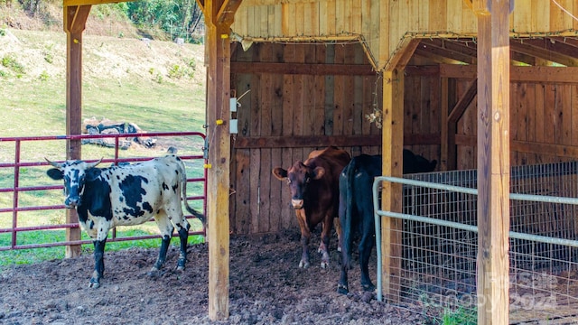 view of stable