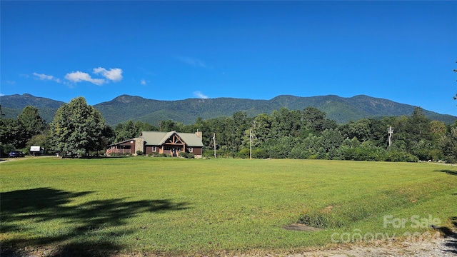 view of mountain feature