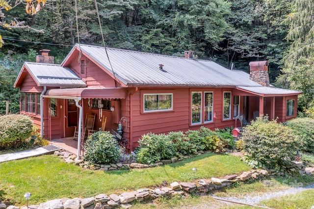4050 Pickens Hwy, Rosman, NC 28772 - view of front of property with a front yard