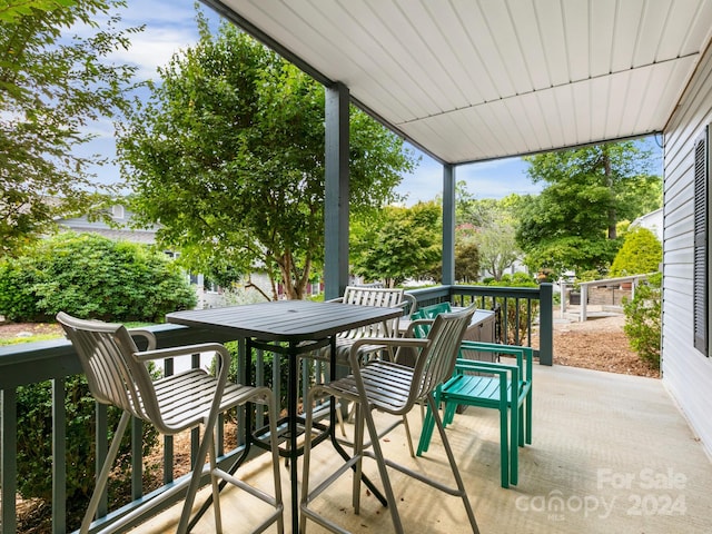 view of patio