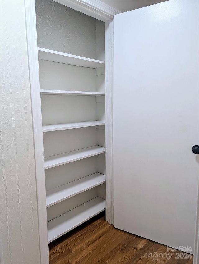 view of closet