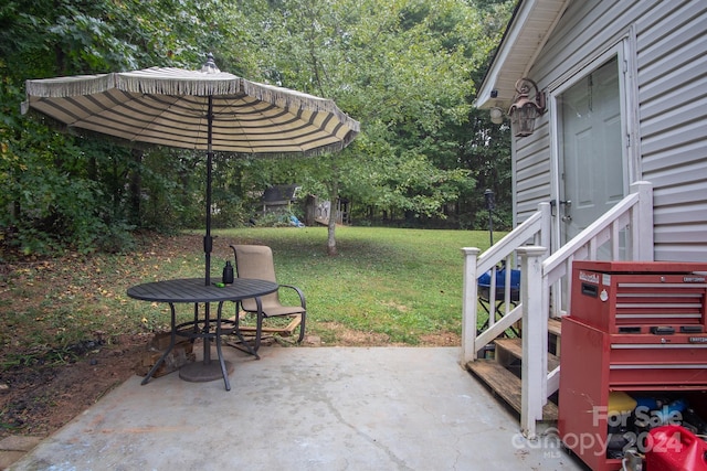 view of patio