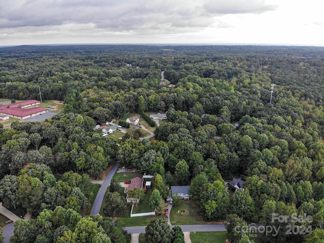 aerial view with a view of trees
