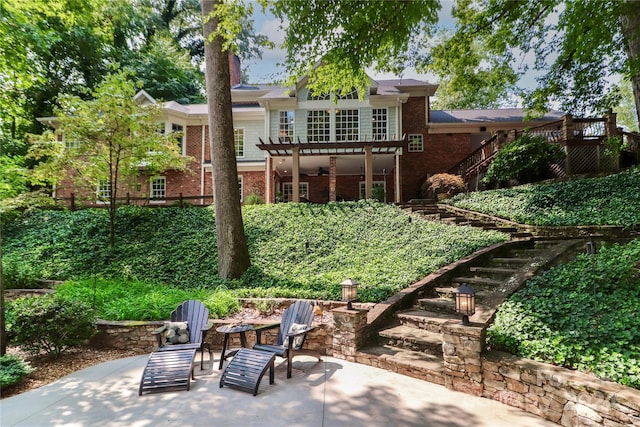 exterior space with a patio area