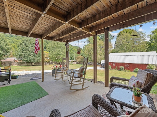 view of patio