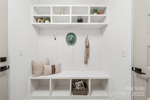 view of mudroom