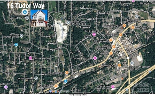 16 Tudor Way, Black Mountain, NC 28711 - map / location