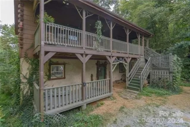 view of rear view of house