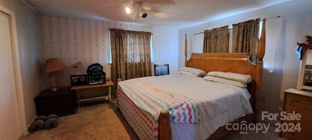 bedroom featuring carpet floors