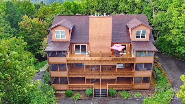 view of rear view of house