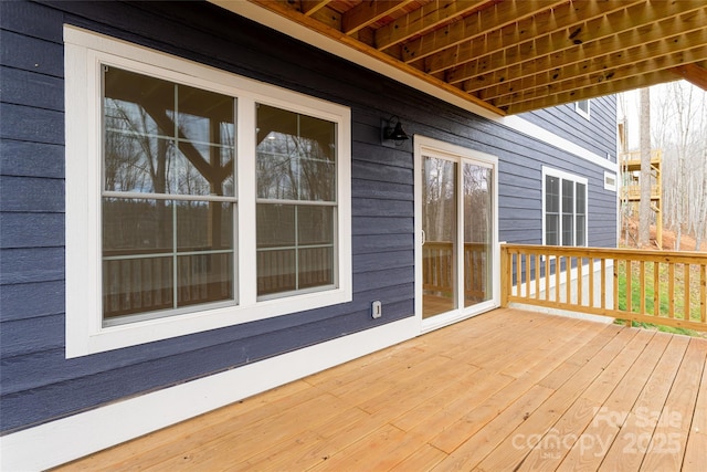 224 Country Dr, Mars Hill, NC 28754 - view of deck