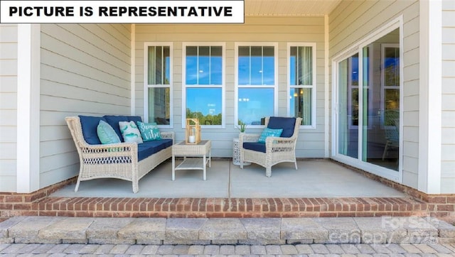 view of patio / terrace with outdoor lounge area