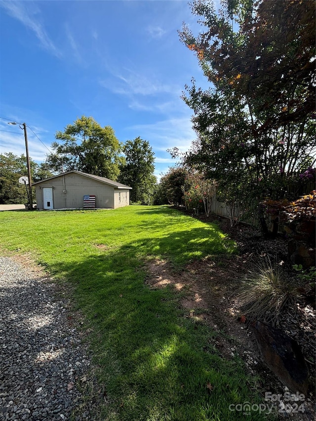 view of yard