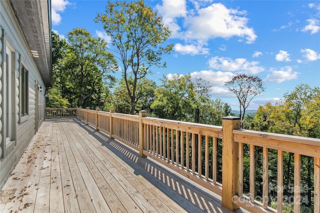 view of deck