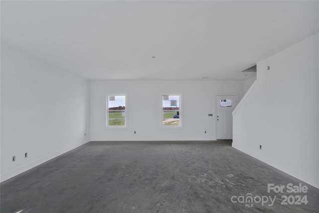 view of unfurnished living room