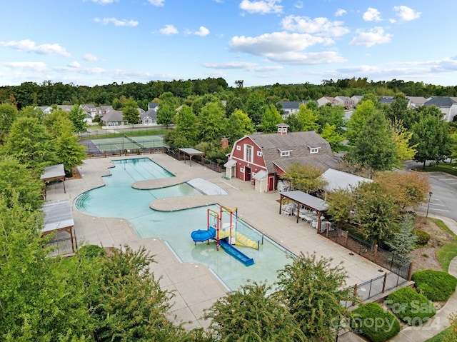 view of pool