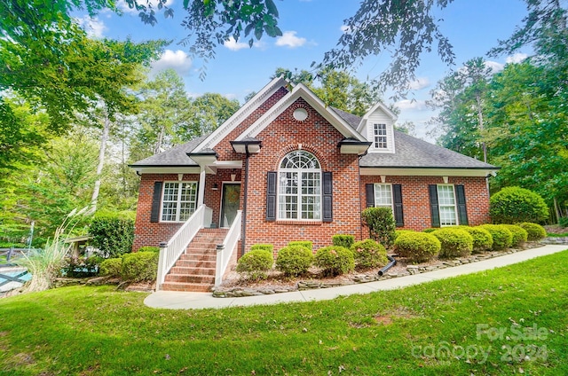 view of property with a front yard