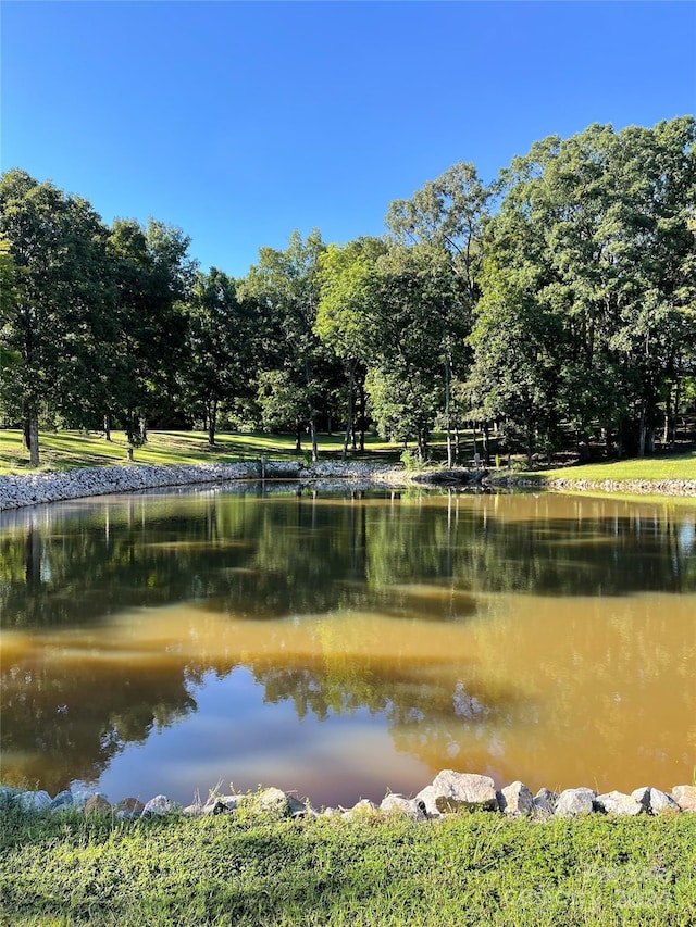 view of water feature