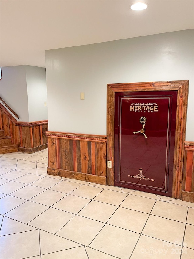 1610 Sierra Rd, York, SC 29745 - hallway with a wainscoted wall and wood walls