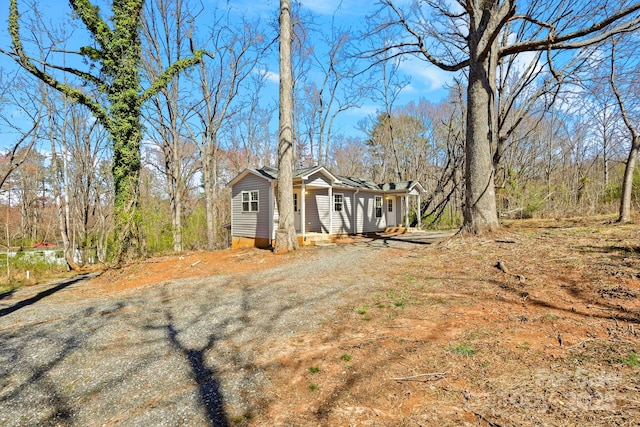117 Hibriten Mountain Rd SE, Lenoir, NC 28645 - view of yard featuring driveway