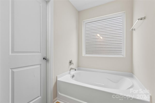 bathroom with a bathing tub