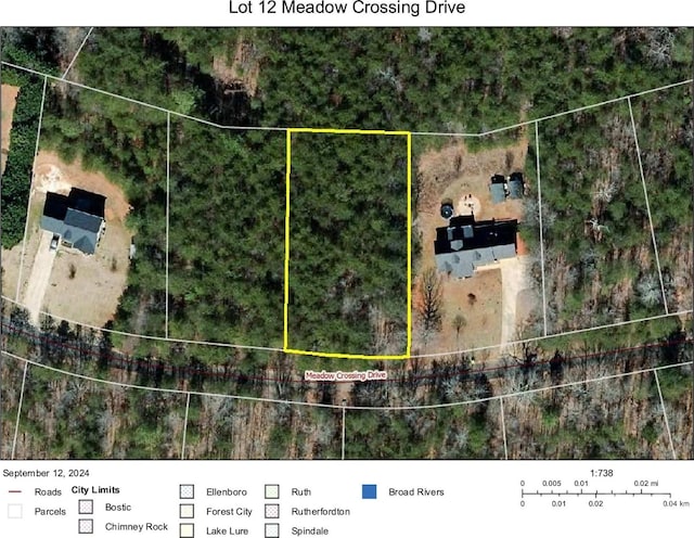 LOT12 Meadow Crossing Dr, Rutherfordton NC, 28139 land for sale