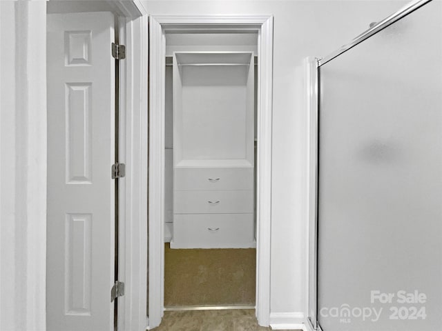 view of closet