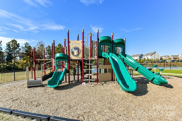 view of jungle gym