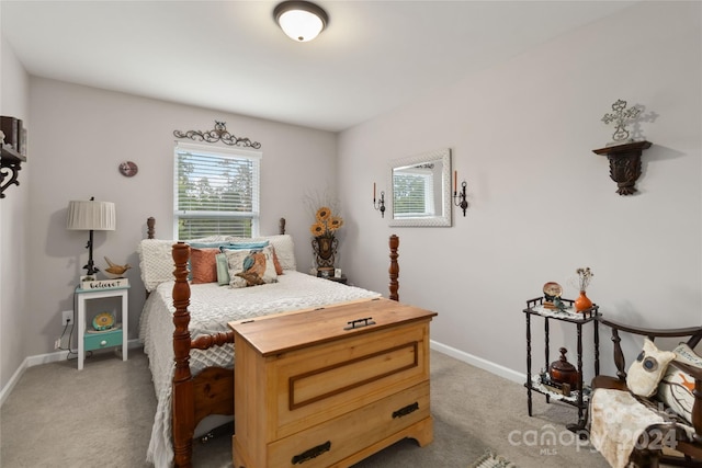 bedroom featuring carpet floors