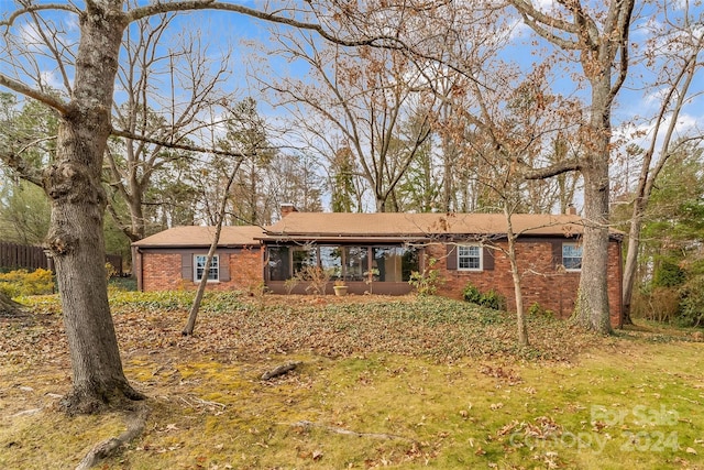 view of ranch-style home