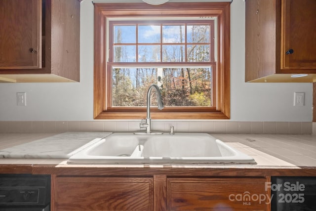 kitchen featuring sink