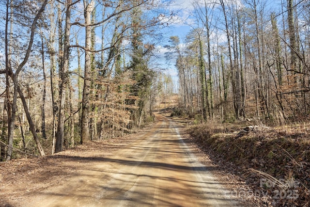 view of road